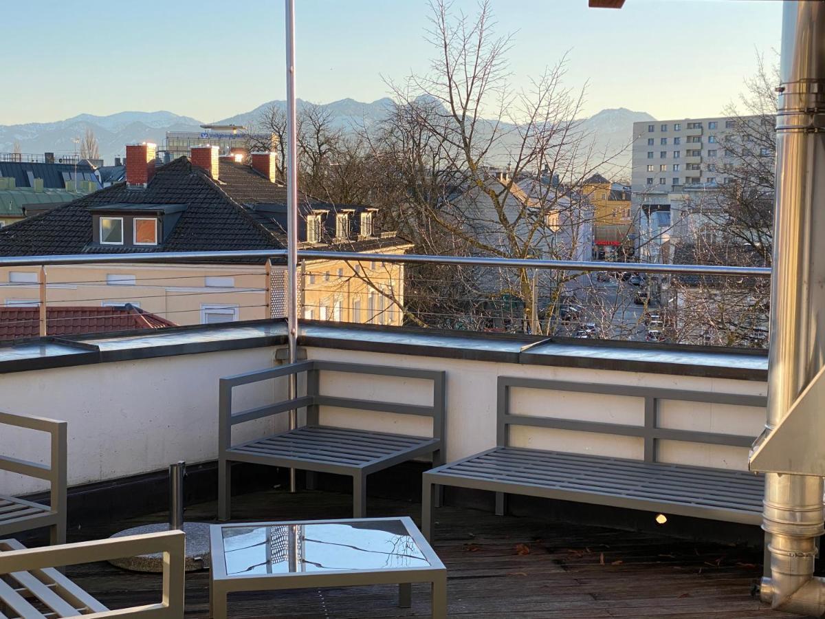 City Dachterassenwohnung Rosenheim Exterior foto
